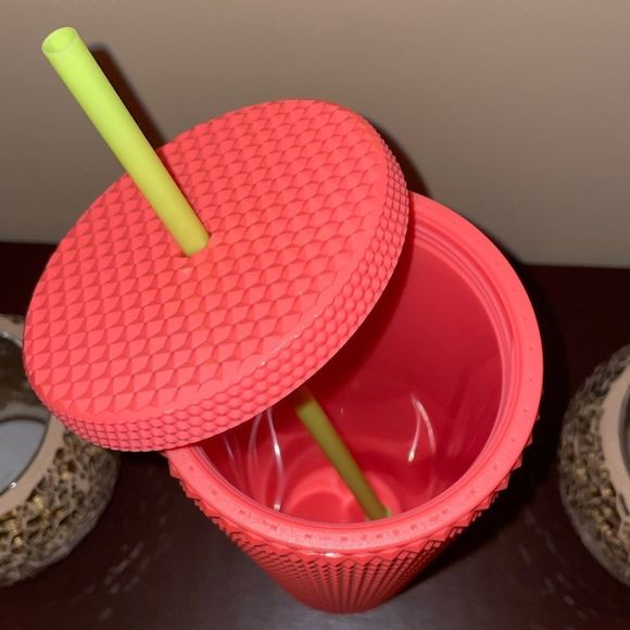 Starbucks Summer 2022 Bling Studded DragonFruit 24oz Tumbler Venti - Picture 6 of 7